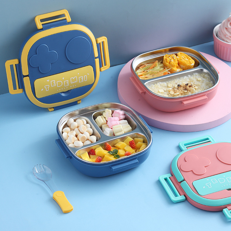 New arrival Kids Lunch Box Microwave Safe Kawaii Bunny Bento Box Fresh-keeping Girls Cute cartoon Lunch Boxes for kids