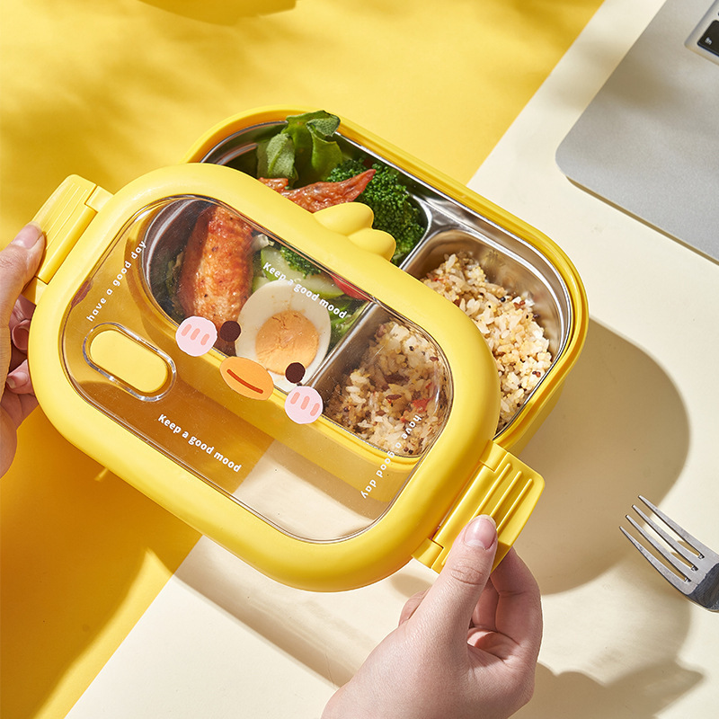 Kawaii Bento Box vaisselle de lux Thermos Lunchbox for School Kids Bento Plastic Stainless Steel Lunch Box