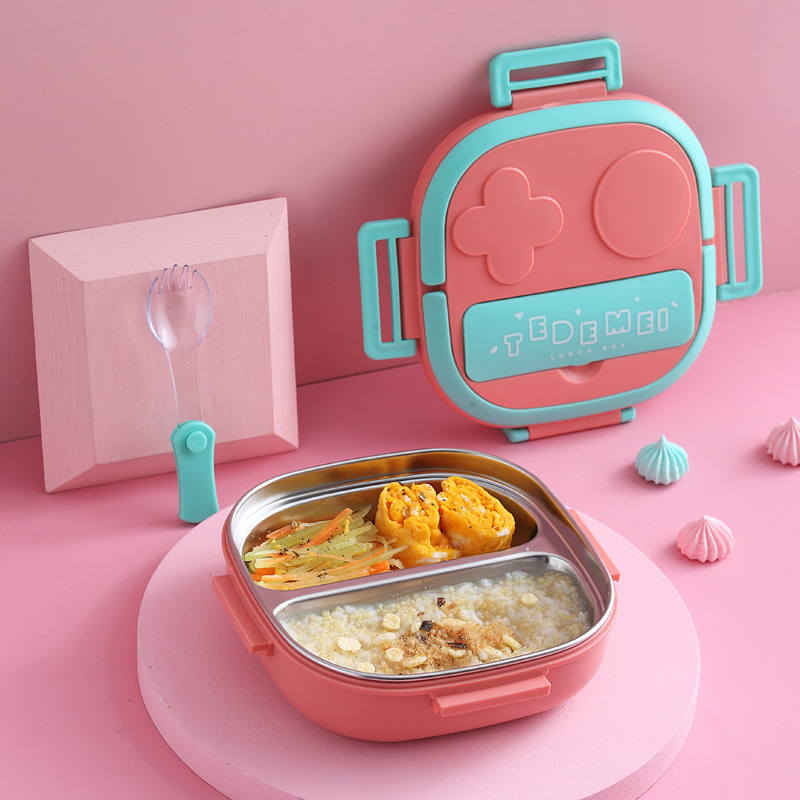 New arrival Kids Lunch Box Microwave Safe Kawaii Bunny Bento Box Fresh-keeping Girls Cute cartoon Lunch Boxes for kids