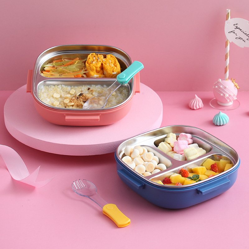 New arrival Kids Lunch Box Microwave Safe Kawaii Bunny Bento Box Fresh-keeping Girls Cute cartoon Lunch Boxes for kids