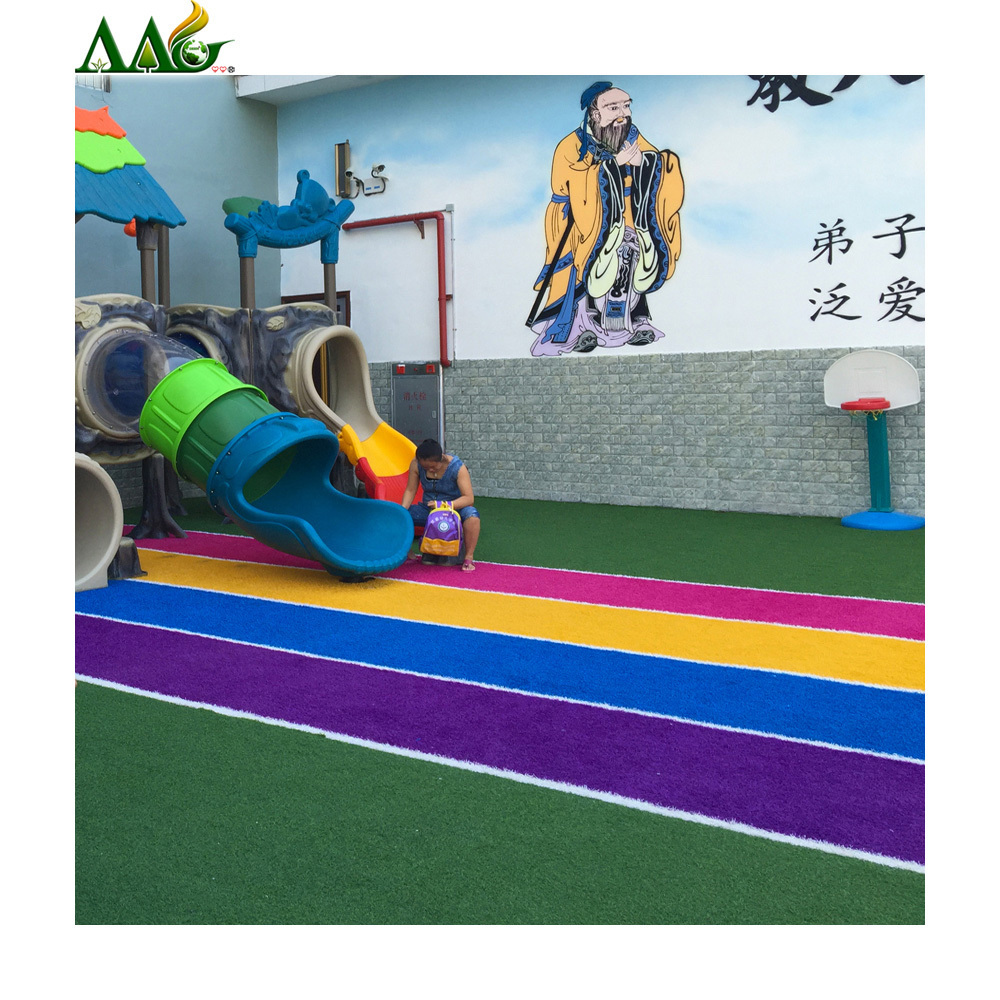 Black White Red Grey Promotion List Outer Colour Brown Purple Mat Synthetic Plastic Turf Carpet Pink Blue Artificial Grass