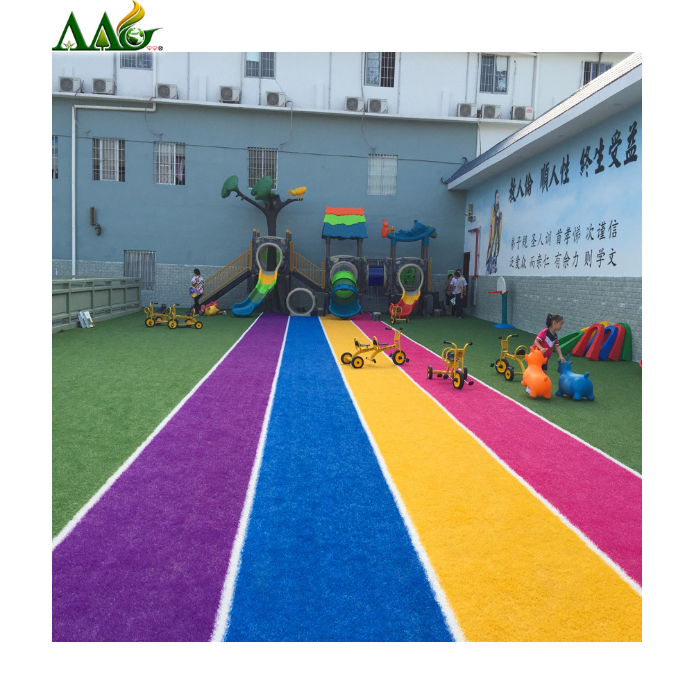 Black White Red Grey Promotion List Outer Colour Brown Purple Mat Synthetic Plastic Turf Carpet Pink Blue Artificial Grass