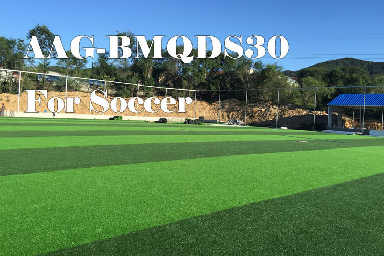 China Factory 50mm 40mm soccer synthetic lawn price 30 mm no filling futsal turf non infill football artificial grass