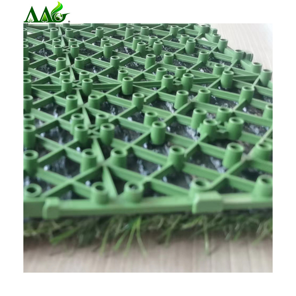 AAGrass outdoor landscaping garden synthetic turf floor carpet fake interlocking deck artificial grass tiles