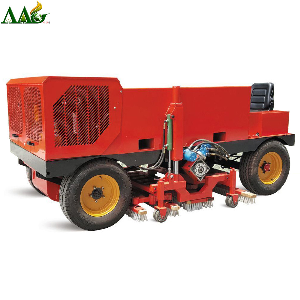 Infill sand  sweeper synthetic turf brushing machine broom power  brush artificial grass tools for artificial grass