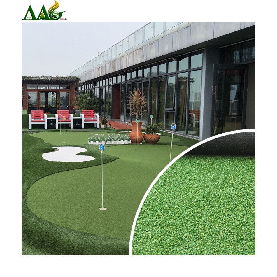 High Density 10 Mm Table Runner Mat 8Mm Foam Backed Nylon Carpet Synthetic Turf 10Mm PP Artificial Short Grass