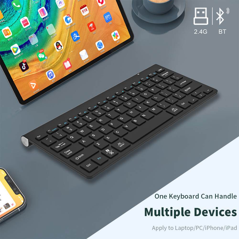 SAMA Best Seller Top Quality Ergonomics Keyboard Design Ultra Thin Durable Super Nice Keyboard Wireless for Office User