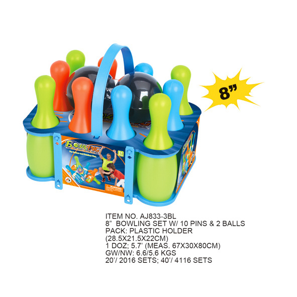 Bowling game set bowling ball set bowling pins for kids game toys