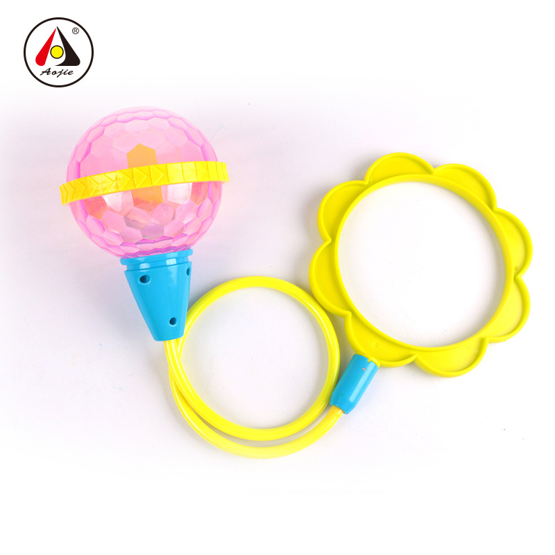 Flashing Swing jump Ball Sport toys kids light up Ankle skip ball