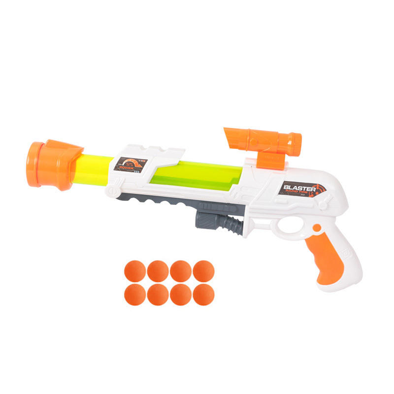 High quality plastic toy gun air popper gun soft bullet gun