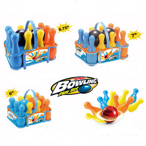 Bowling game set bowling ball set bowling pins for kids game toys