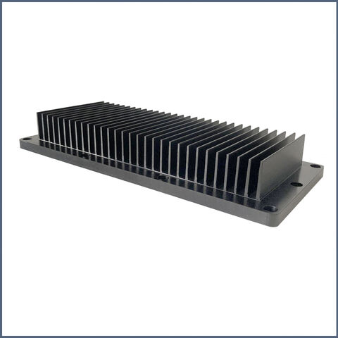 Extrusion aluminum complex design fin skive  lights fan folded fin flexible heat sink with thermal solid state disk radiator