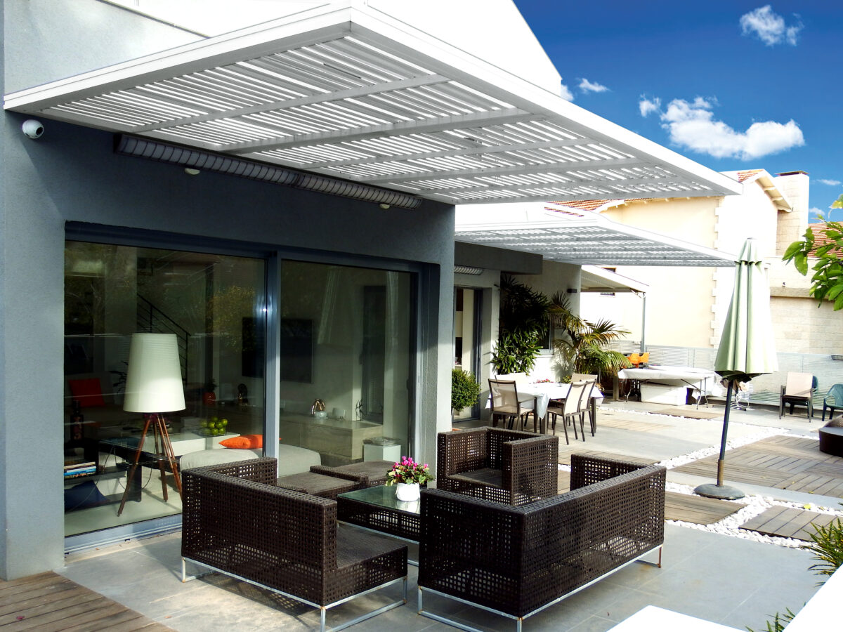 Garden exterior and motorized canopy gazebo bioclimatic aluminium outdoor arches arbours bridge louvered pergola