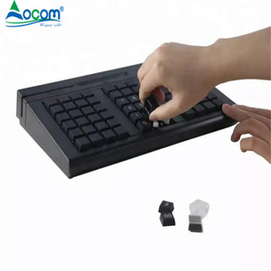 KB66 66 Keys Programmable USB Keyboard Black Mini Mechanical Desktop USB 2.0 ABS Wired North Stage 3 Keyboard Power Keys Tecno