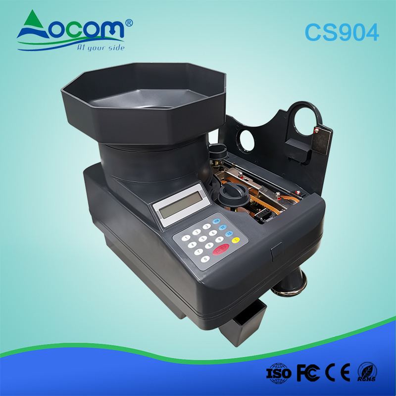 Coin Sorter Bank Automatic High Speed Electron Plastic Continuous Counting/ Batch Counting/add Counting Mode 3000 Coins OCOM/OEM