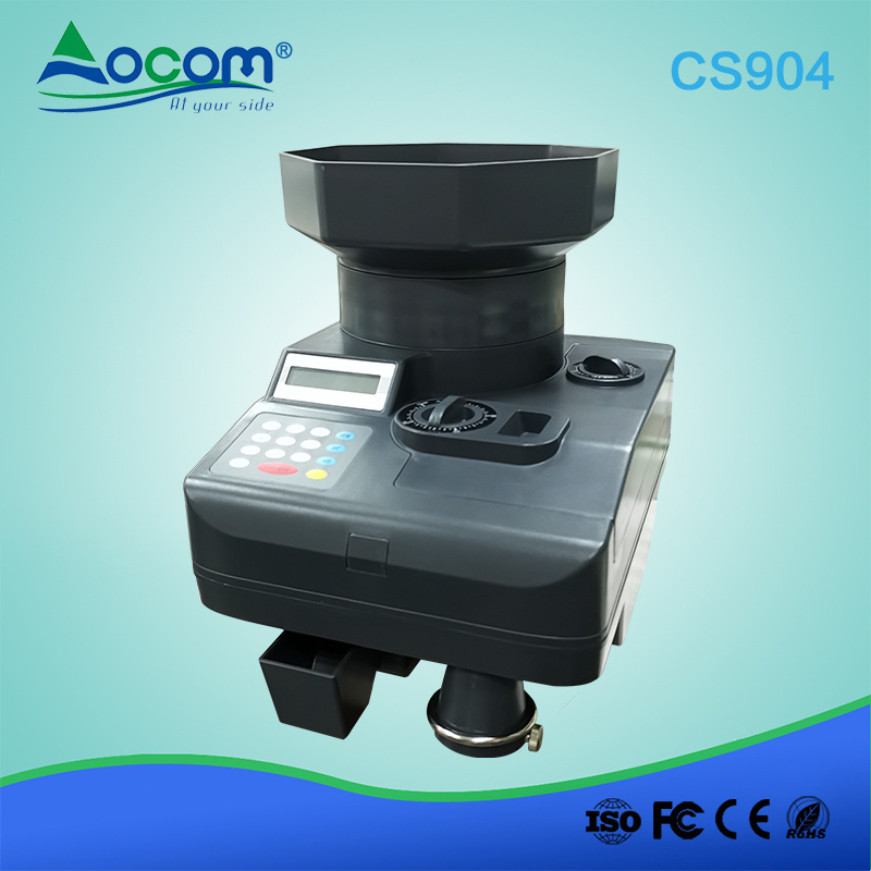 Coin Sorter Bank Automatic High Speed Electron Plastic Continuous Counting/ Batch Counting/add Counting Mode 3000 Coins OCOM/OEM