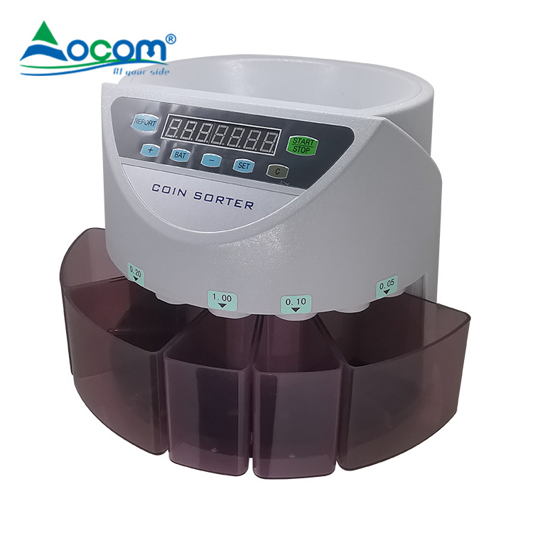 High Accuracy Coin Counter Sorter Coin Counting Machines