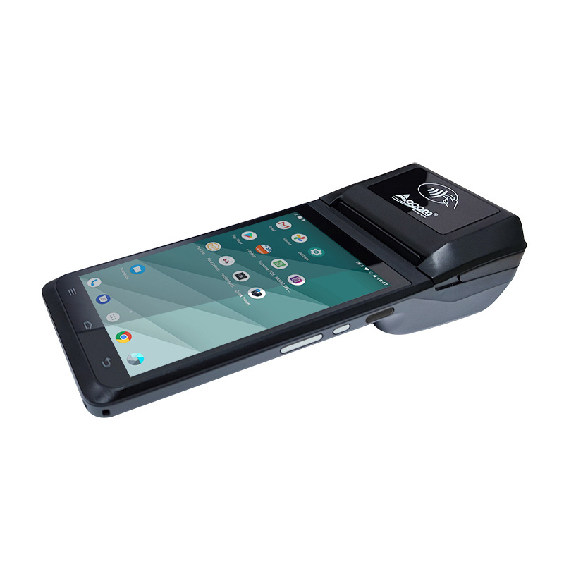 Touch Screen Terminal Pos Qr Code Android Device Pos Systems Handheld Parking Ticket Print Pos Machine