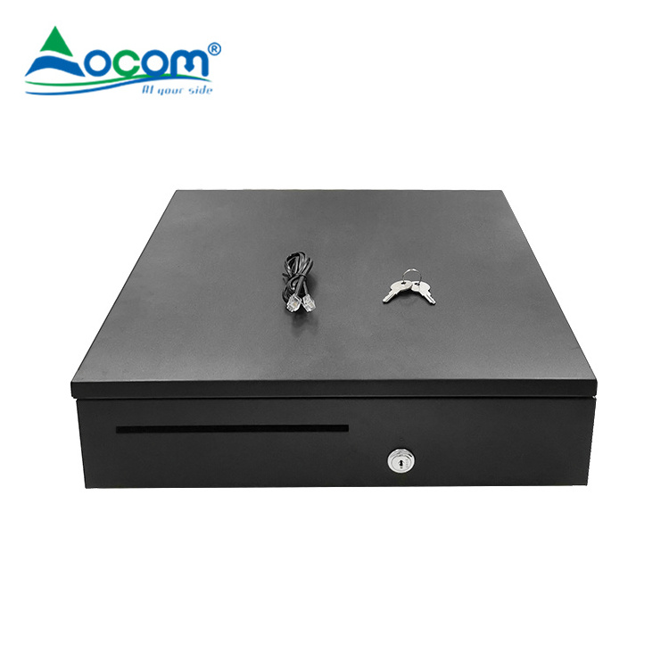 Supermarket 8 Coin 12V Automatic Metal Trays Register Smart Electronic Money Rj11 Lock Pos Cash Drawer For Shop