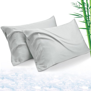 Hot Selling Anti Acne Pillowcases for Sensitive Skin Bamboo Pillow Cases Standard Size Set of 2