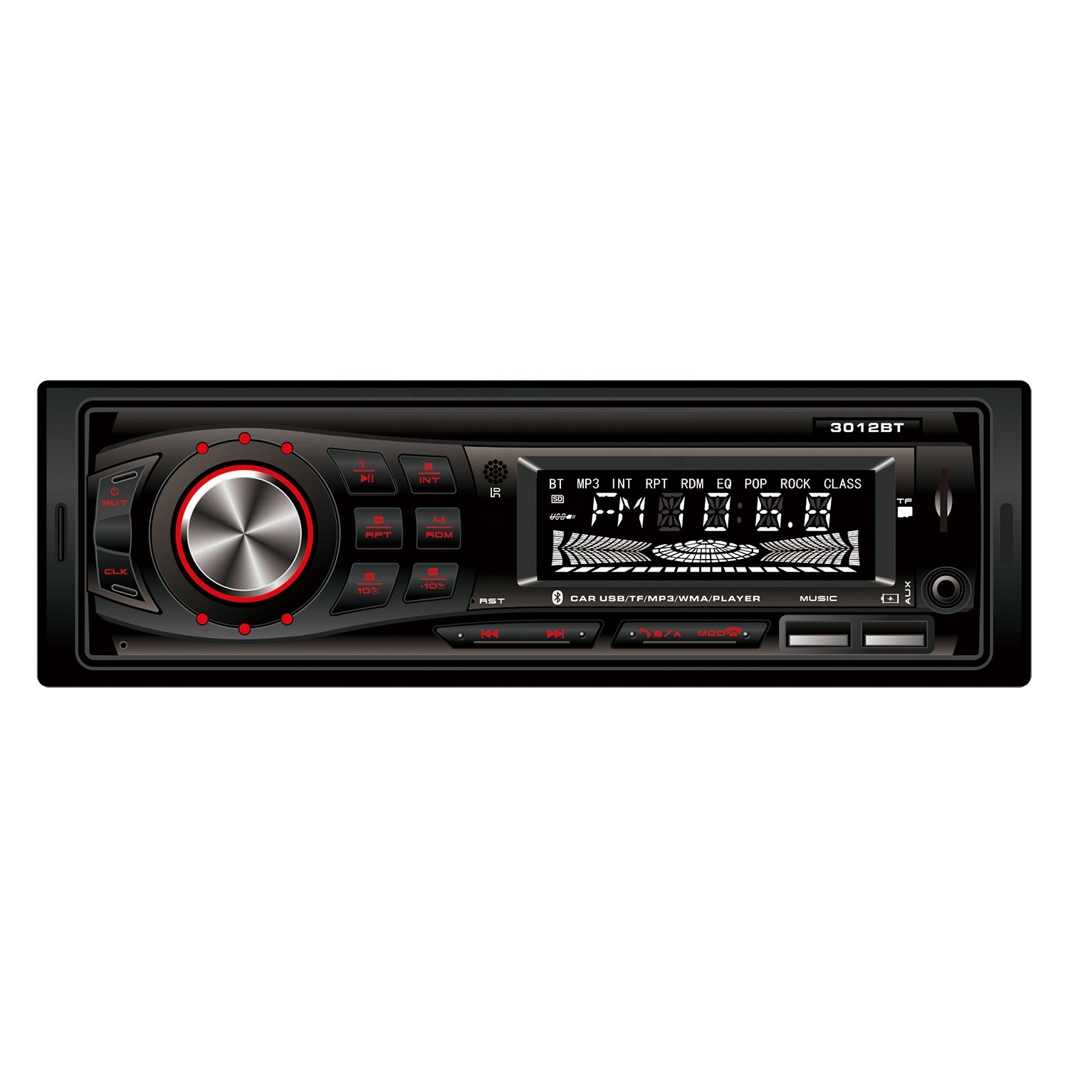 Car Mp3 Player Radio Stereo Head Unit Mp3/usb/sd/aux-in/fm In-dash 1din Car Stereo bluetooth