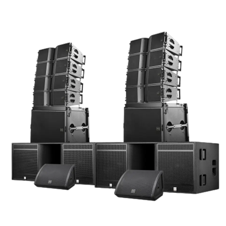 Professional concert event stage dj line array active speakers audio system sound set