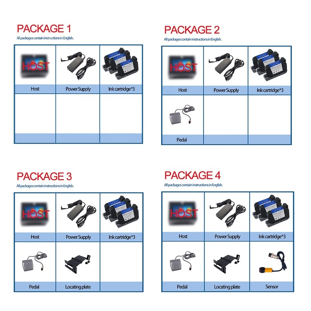 Printer Inject Qr Code Date Coding Expiry Date Desktop Direct Inkjet Printer For Plastic Bag Bottle Box Glass Printing Machine