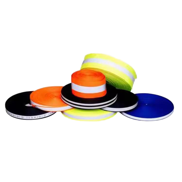 LX  EN20471 Hi Vis Warning Tape Material Reflective Tape Safety Strip Reflective Vinyl Safety Strip For Clothing