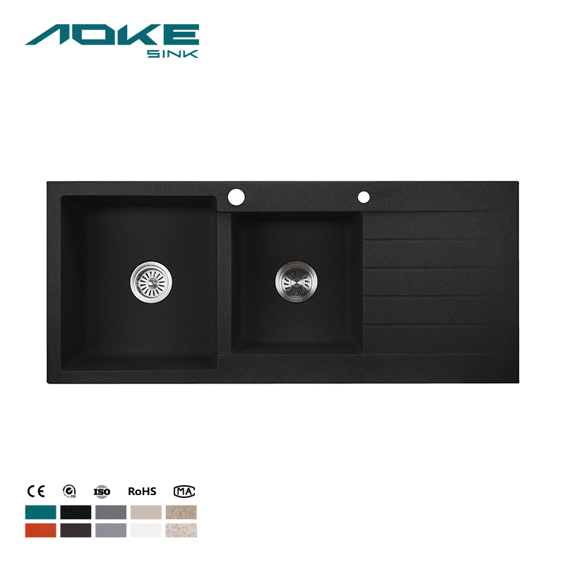 AOKE Factory Outlet Custom OEM&ODM | Kitchen sink | Granite Quartz sink