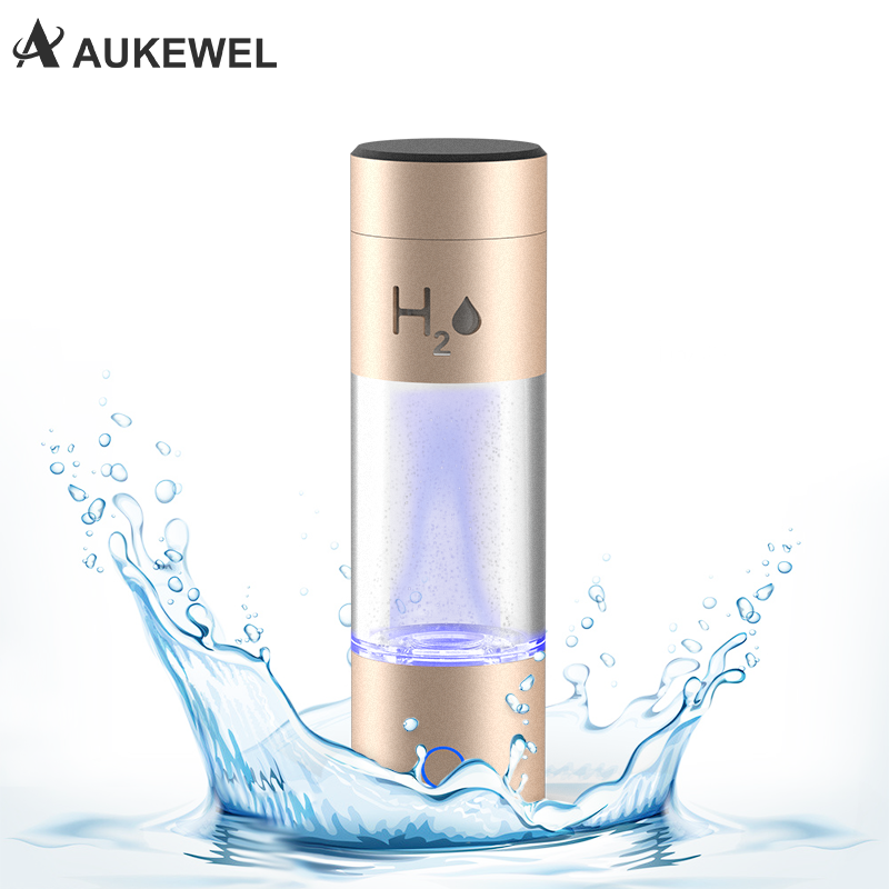 hot selling hydrogen-rich water bottle carbon filter hydrogen alkaline ionizer water bottle with filter