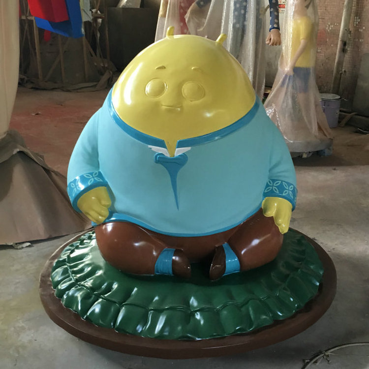 Fiberglass boy character resin movie cartoon figurine