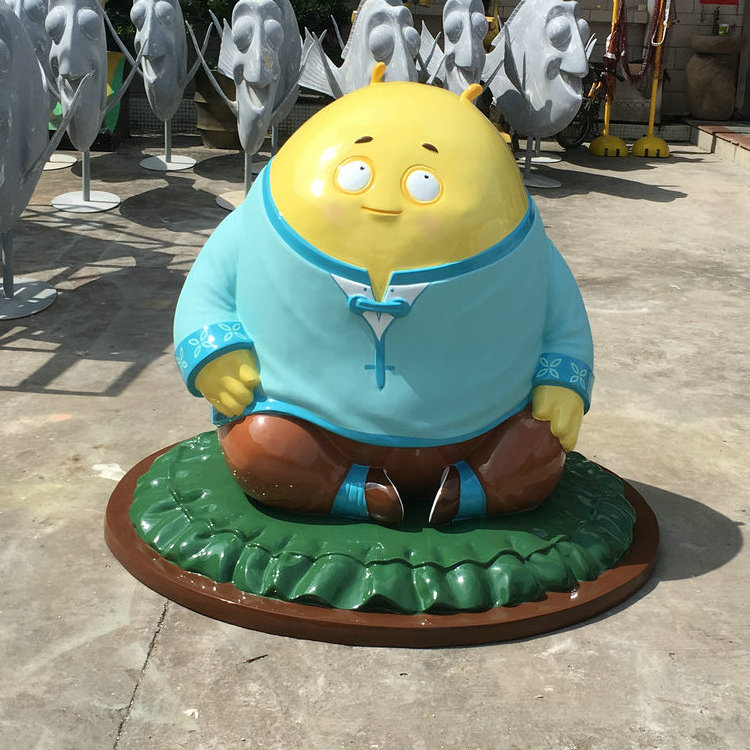 Fiberglass boy character resin movie cartoon figurine