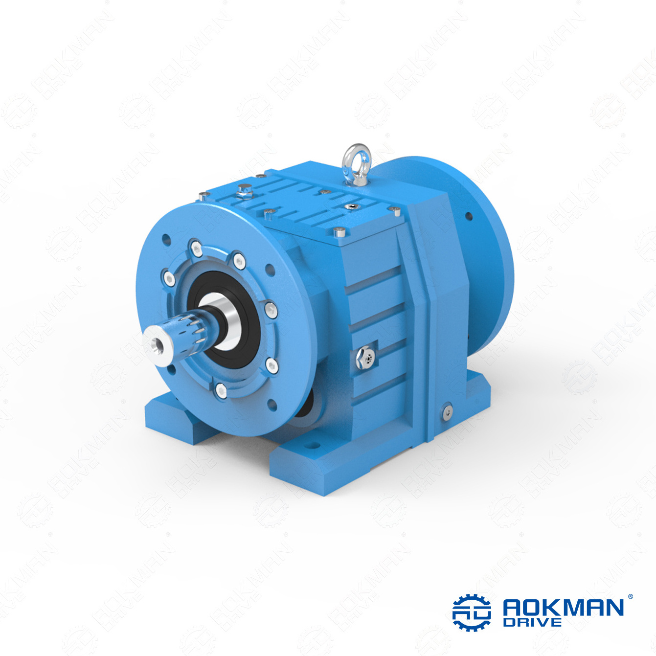 Aokman Drive transmission Helical inline gearbox reducer R series gear box motor gearbox