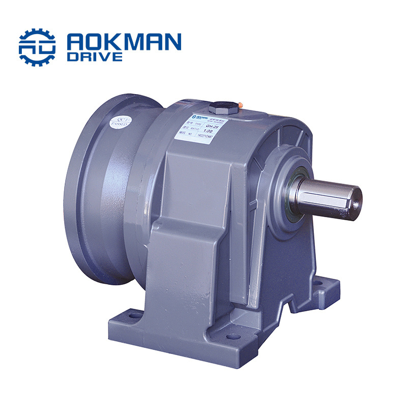 G Series helical GearMotor Industrial cast iron shaft mounted motor speed reducer gearbox for the belt conveyor