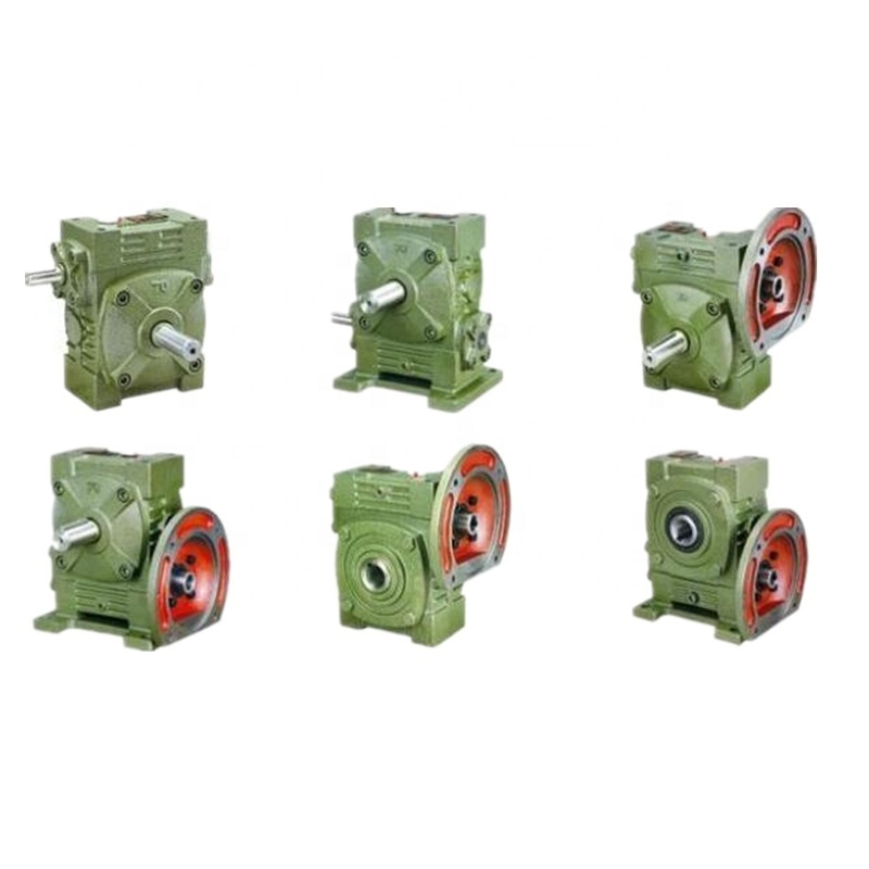 1:50 Ratio Right Angle 90 Degree Helical Worm Reduction Gearbox