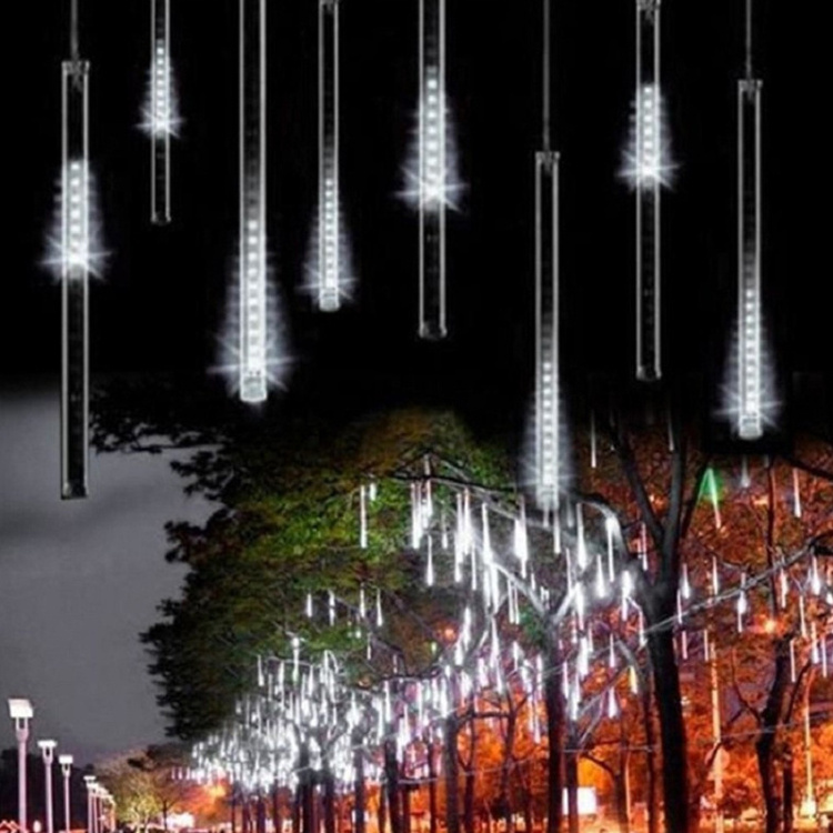 10 Tubes Outdoor Meteor Shower LED String Lights For Tree Christmas Wedding Party Decoration