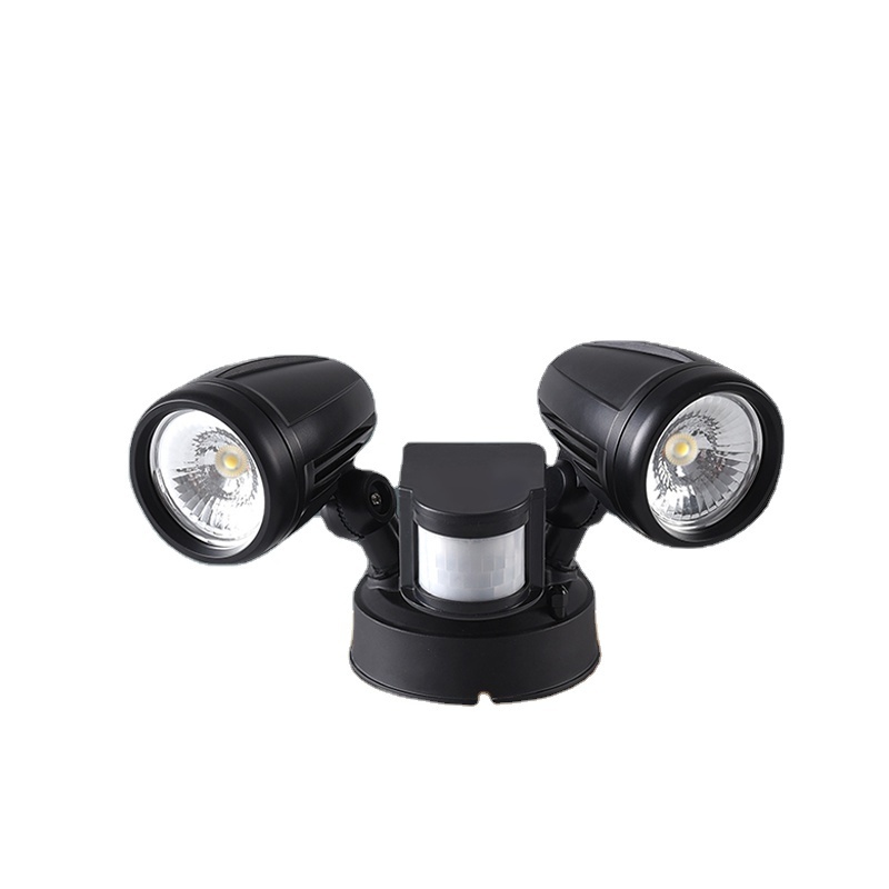 30w COB Modern  Smart Led Light Outdoor Garage Security Motion Sensor double head adjustable Spot Light