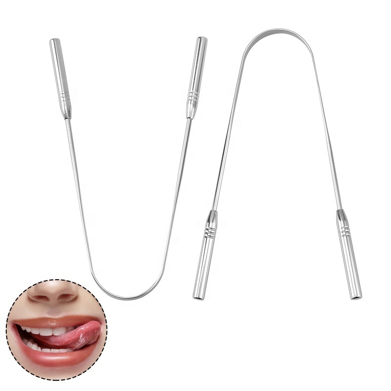 Stainless Steel Tongue Scraper U Shape Personal Care Oral Cleaning Factory Tongue Scraper