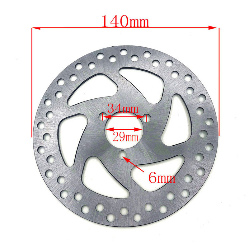 49CC Brake Disc Plate Gas Mini Dirt Bike Rear Disc Brake Caliper Kit 120mm or 140mm  Friction Plate Rotors Electric Scooter ATV