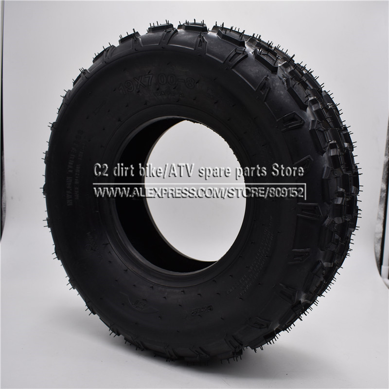 ATV Tire 8 Inch 19 X 7.00-8 Four Wheel Vehicle Motorcycle Fit for 50 70 110 125 CC Small ATV Front or Rear Wheels