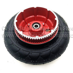 200X50 Wheels With Drive Gear 8X2" Tire for Electric Scooter Wheel Chair Truck Pneumatic Trolley Cart