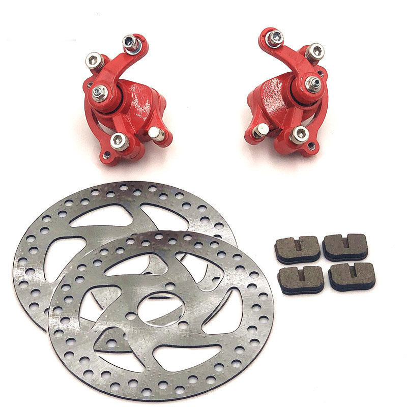 49CC Brake Disc Plate Gas Mini Dirt Bike Rear Disc Brake Caliper Kit 120mm or 140mm  Friction Plate Rotors Electric Scooter ATV