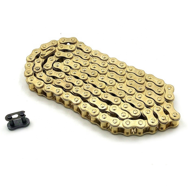 Gold 428 102/104/108 links GOLD O-RING chain 110-150cc dirt bike For CRF 50 70 SSR Pit Dirt Bike