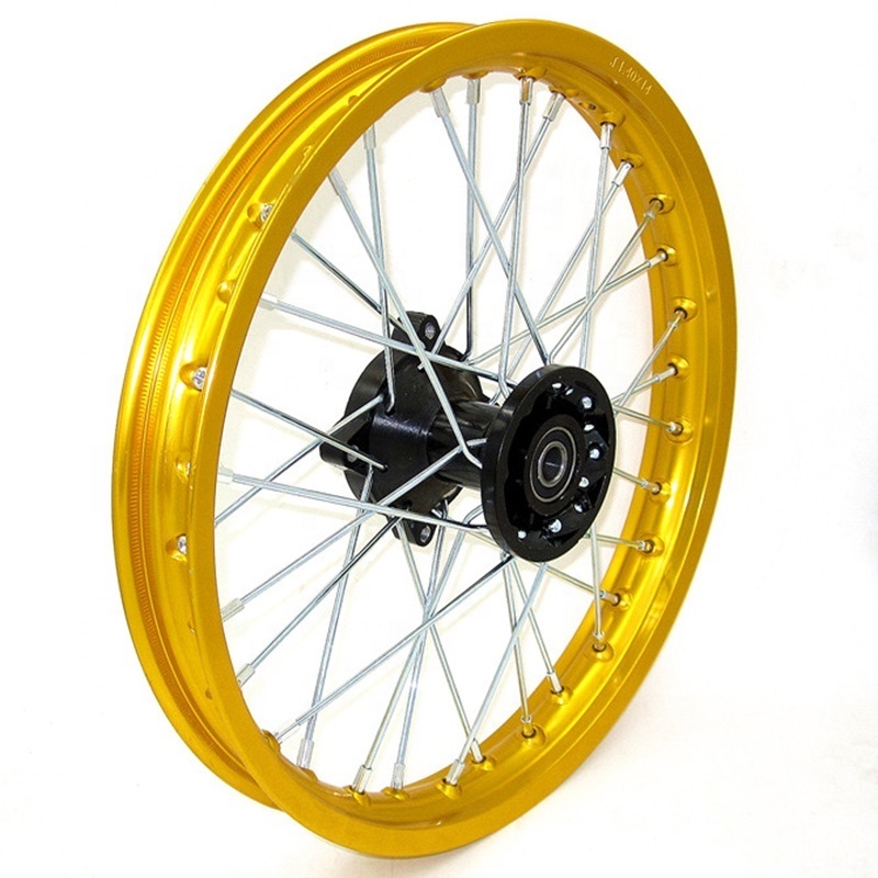 Motorcycle Rims 1.40-14 Front Wheel 14 Inch Rim For 50CC 70CC 90CC 110CC  Dirt Pit Bike Kid's Motocross Mini Racing Bike