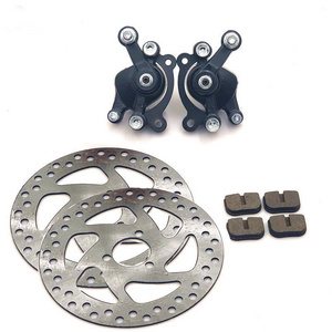 49CC Brake Disc Plate Gas Mini Dirt Bike Rear Disc Brake Caliper Kit 120mm or 140mm  Friction Plate Rotors Electric Scooter ATV