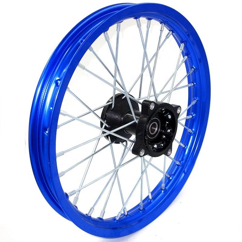 Motorcycle Rims 1.40-14 Front Wheel 14 Inch Rim For 50CC 70CC 90CC 110CC  Dirt Pit Bike Kid's Motocross Mini Racing Bike