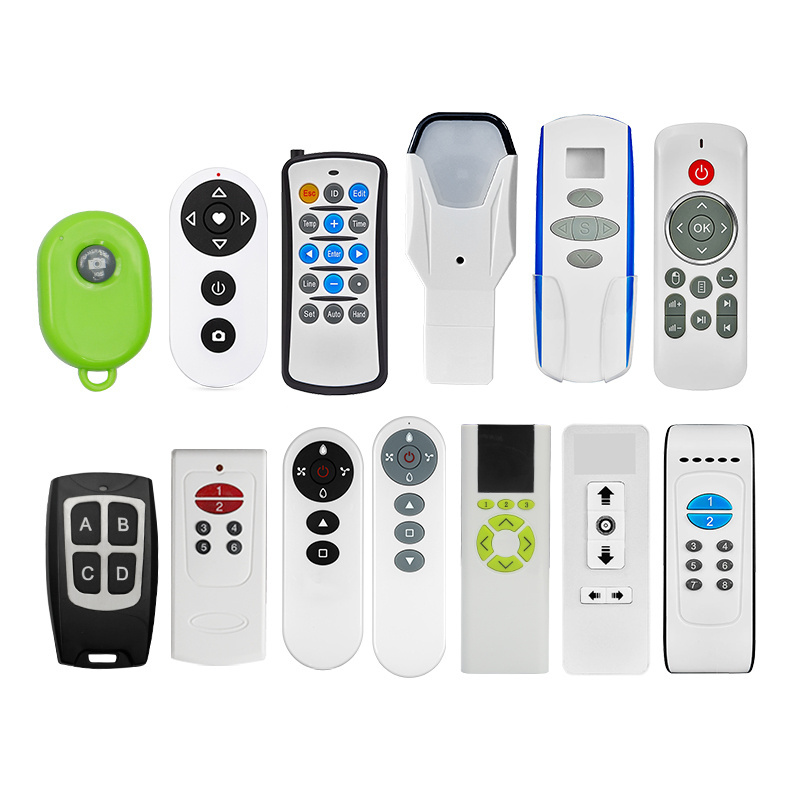 Factory Price Smart Home Light Control Switch Remote Control Plastic Housing Wireless RF low-power Remote Control Shell