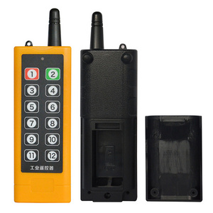 Electric Hoist/Overhead Crane Industrial Radio Remote Control Shell 8/10/12 Button Wireless Remote Controller Plastic Enclosure