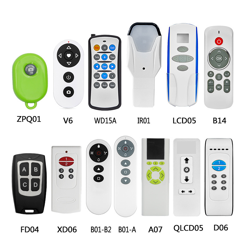 Factory Price Smart Home Light Control Switch Remote Control Plastic Housing Wireless RF low-power Remote Control Shell