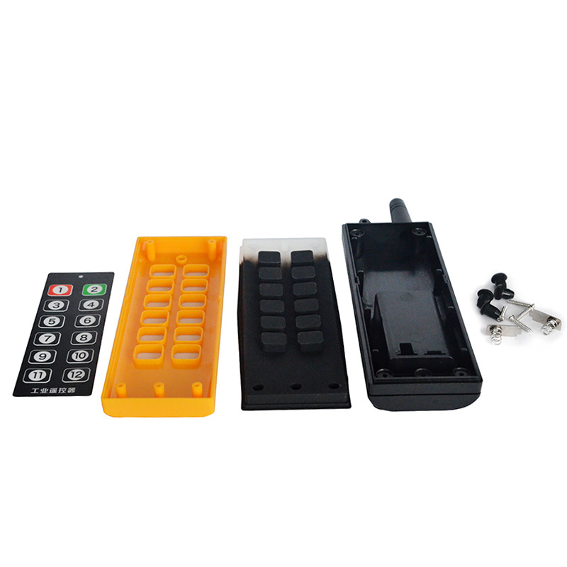 Electric Hoist/Overhead Crane Industrial Radio Remote Control Shell 8/10/12 Button Wireless Remote Controller Plastic Enclosure